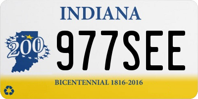 IN license plate 977SEE