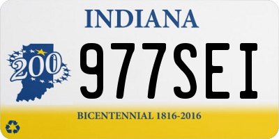 IN license plate 977SEI
