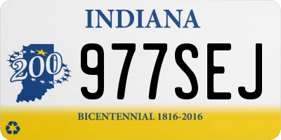 IN license plate 977SEJ