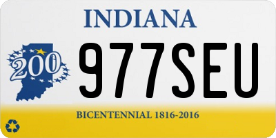 IN license plate 977SEU