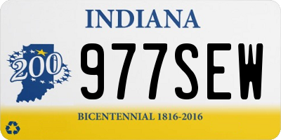IN license plate 977SEW