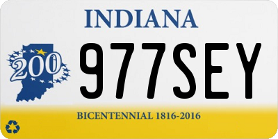 IN license plate 977SEY