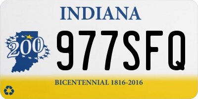 IN license plate 977SFQ