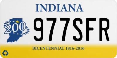 IN license plate 977SFR