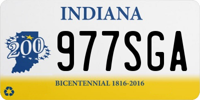 IN license plate 977SGA