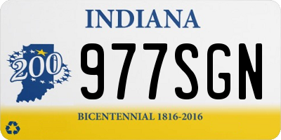 IN license plate 977SGN