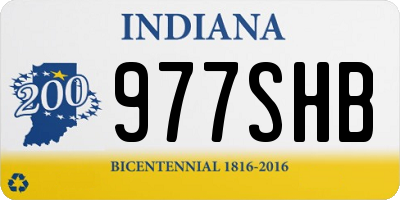 IN license plate 977SHB
