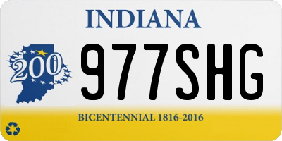 IN license plate 977SHG