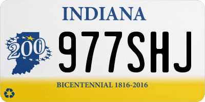 IN license plate 977SHJ