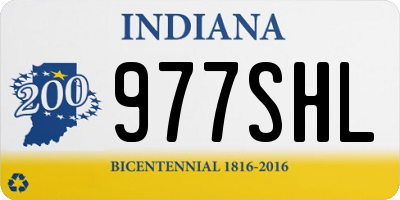 IN license plate 977SHL