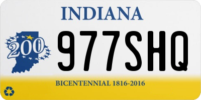 IN license plate 977SHQ