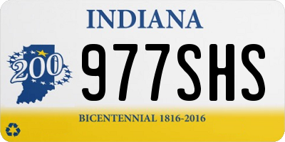 IN license plate 977SHS