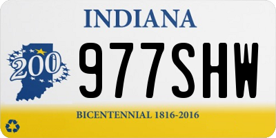 IN license plate 977SHW