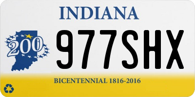 IN license plate 977SHX