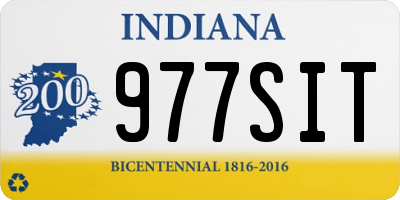 IN license plate 977SIT