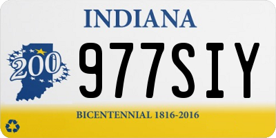 IN license plate 977SIY