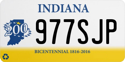 IN license plate 977SJP