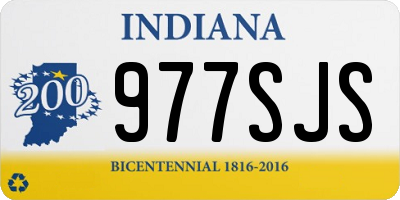 IN license plate 977SJS