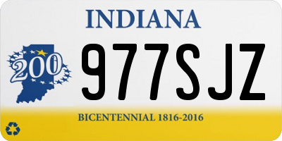 IN license plate 977SJZ