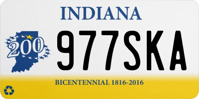 IN license plate 977SKA