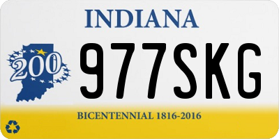 IN license plate 977SKG