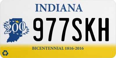 IN license plate 977SKH