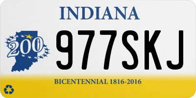 IN license plate 977SKJ
