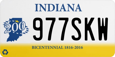 IN license plate 977SKW