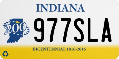 IN license plate 977SLA