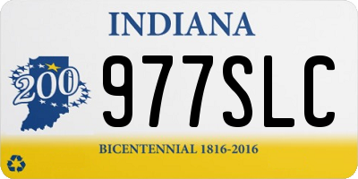 IN license plate 977SLC