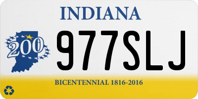 IN license plate 977SLJ