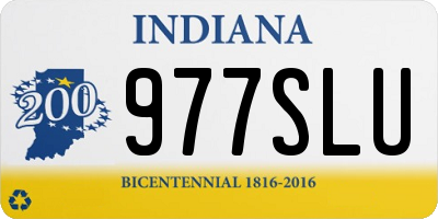 IN license plate 977SLU