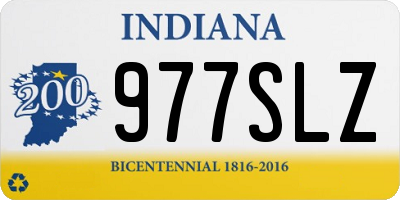 IN license plate 977SLZ