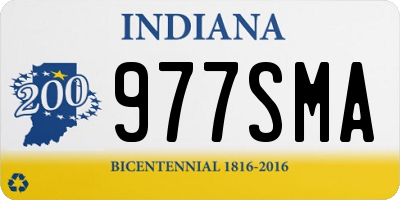 IN license plate 977SMA