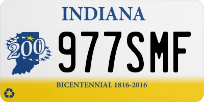 IN license plate 977SMF