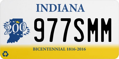 IN license plate 977SMM
