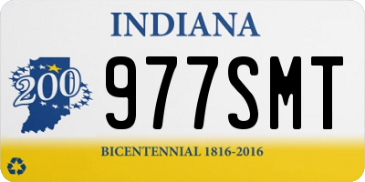 IN license plate 977SMT