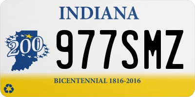IN license plate 977SMZ
