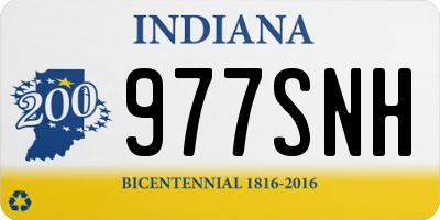IN license plate 977SNH