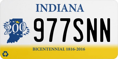 IN license plate 977SNN