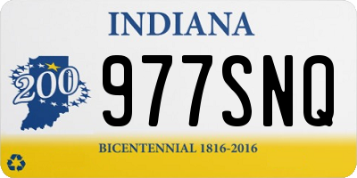 IN license plate 977SNQ