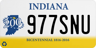 IN license plate 977SNU