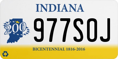 IN license plate 977SOJ