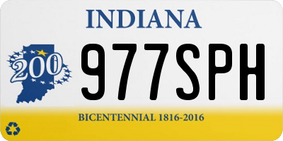 IN license plate 977SPH