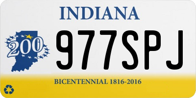 IN license plate 977SPJ