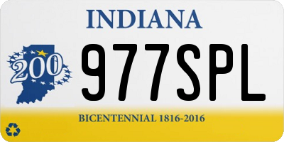 IN license plate 977SPL