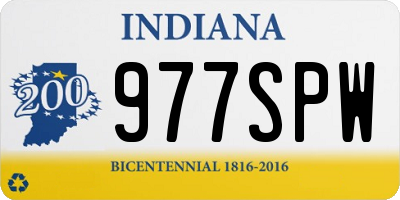 IN license plate 977SPW