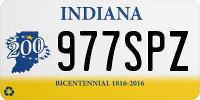 IN license plate 977SPZ