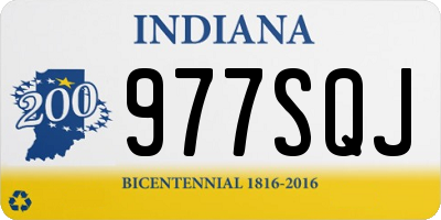 IN license plate 977SQJ