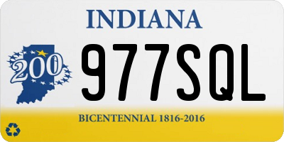 IN license plate 977SQL